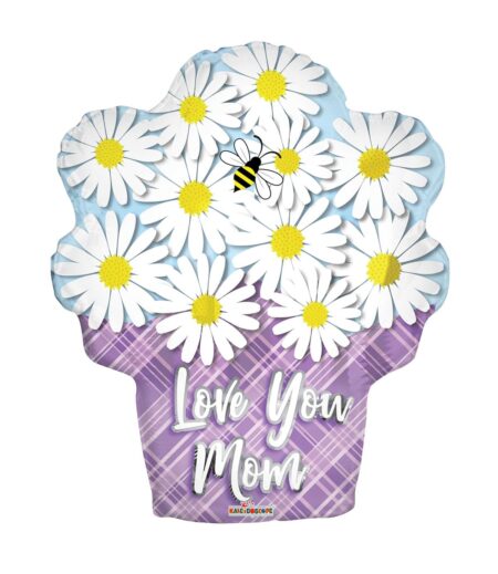 PR LOVE YOU MOM DAISIES