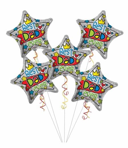 Happy Father's Day, Best Dad Ever Balloon Bouquet – Viva Party