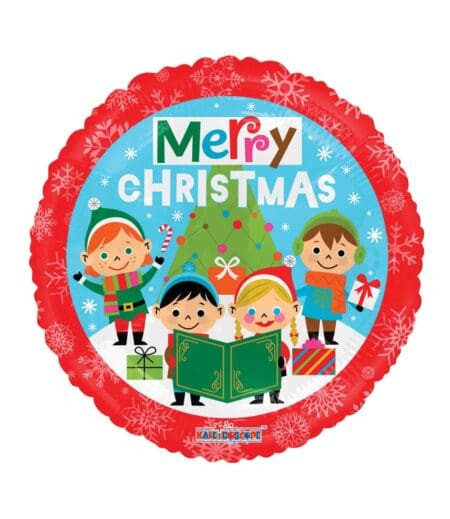 18 Inch CHRISTMAS CAROLS  FOIL BALLOON – Viva Party
