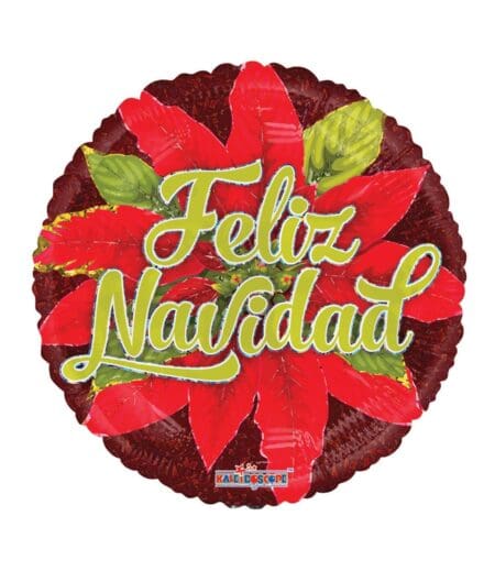18 Inch FELIZ NAVIDAD NOCHEBUENA FOIL BALLOON – Viva Party