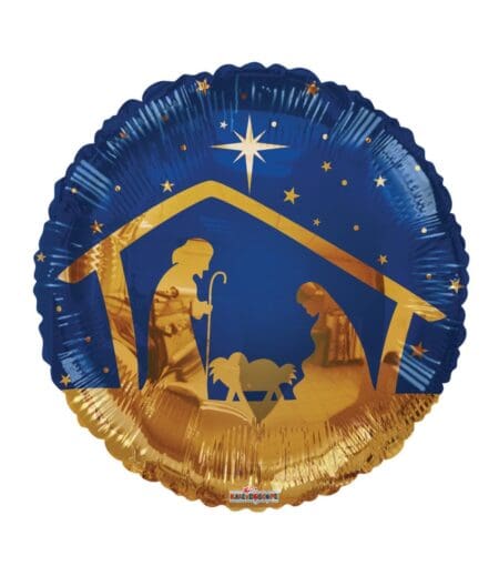 18 Inch CHRISTMAS SCENE FOIL BALLOON