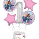 Little Mermaid Live Active Happy Birthday Balloon Bouquet (5 Balloons) – Viva Party