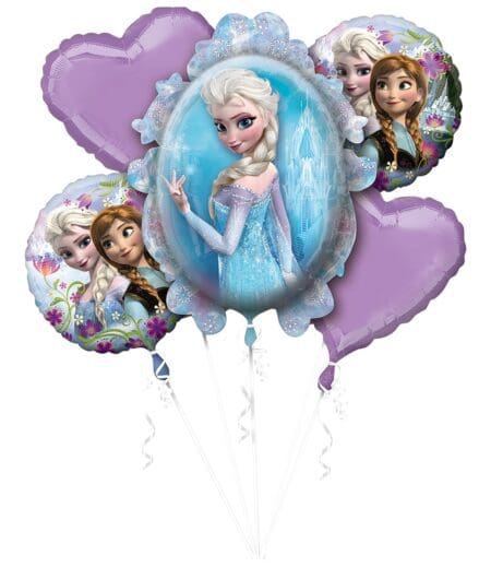 Frozen Foil Bouquet of Balloons 5pcs – Viva Party