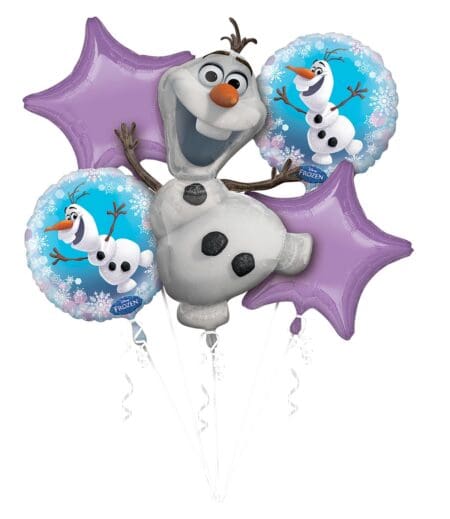 Frozen Disney Olaf Foil Bouquet of Balloons - 5pcs – Viva Party