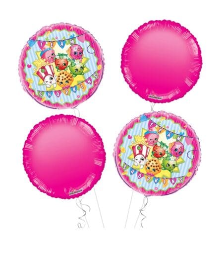 Shopkins Happy Birthday Balloon Bouquet 4pc – Viva Party