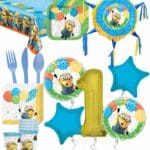 Minions - Despicable Me Deluxe Birthday Party Package for 8 Guests – Viva Party