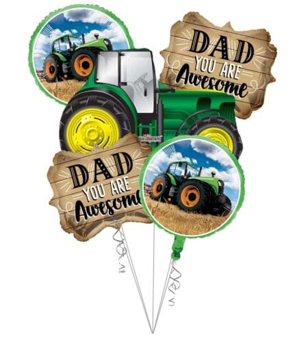 Happy Father's Day, Awesome Dad Ever Balloon Bouquet – Viva Party