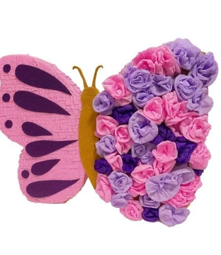 32 Inch Tall Butterfly with Flowers Pinata, Theme Pinata, Custom Pinata, Birthday Party, Pinata Gift, Whack Pinata, Fun Pinata – Viva Party