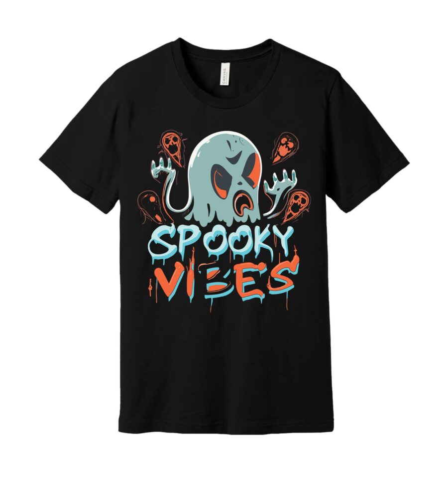 Ghostly Halloween T-Shirts - Haunt in Fashion