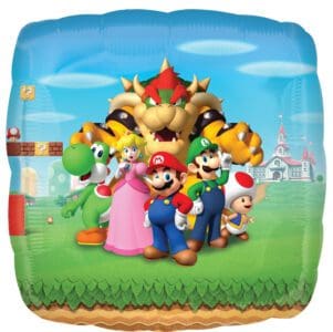 Super Mario Bros Balloon Bouquet - Set of 10 for Birthday Celebrations - Image 2