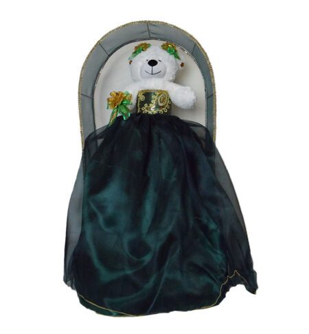 Elegant Green 15 Años Teddy Bear Doll