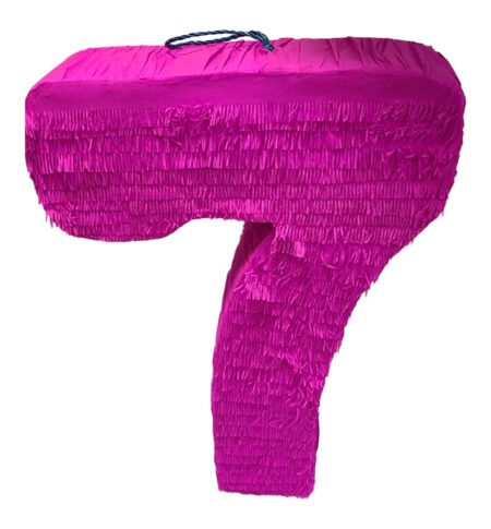 Pink Number 7 Pinata