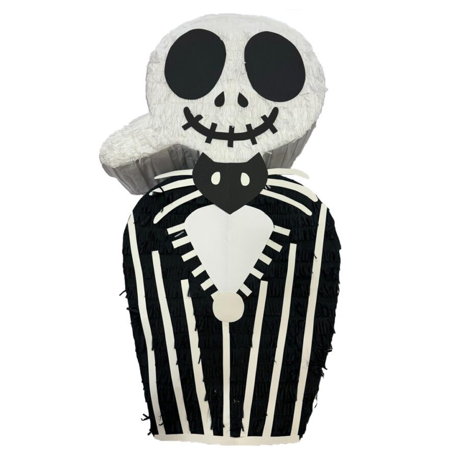 Handmade Jack Skellington Piñata - Personalized Spooky Ultimate Party Decoration