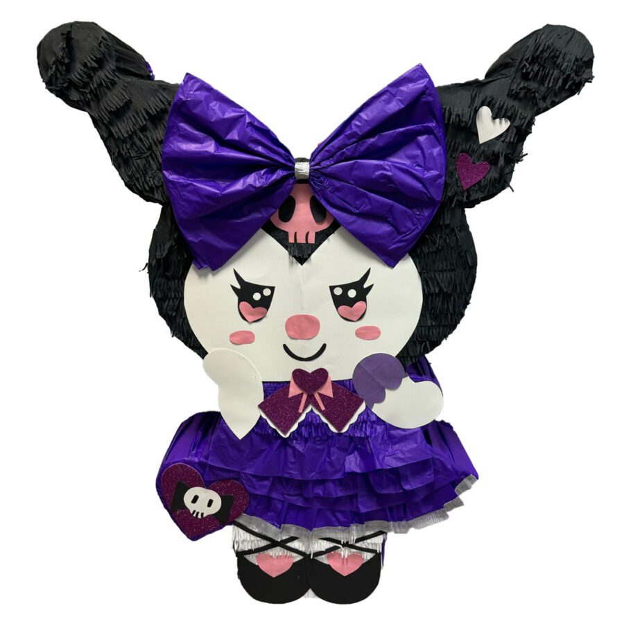 Handmade Kuromi Piñata - Personalized Cute Fun Party Decoration