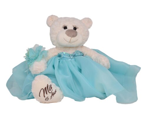 Last Quince Bear Aqua Color Teddy Bear