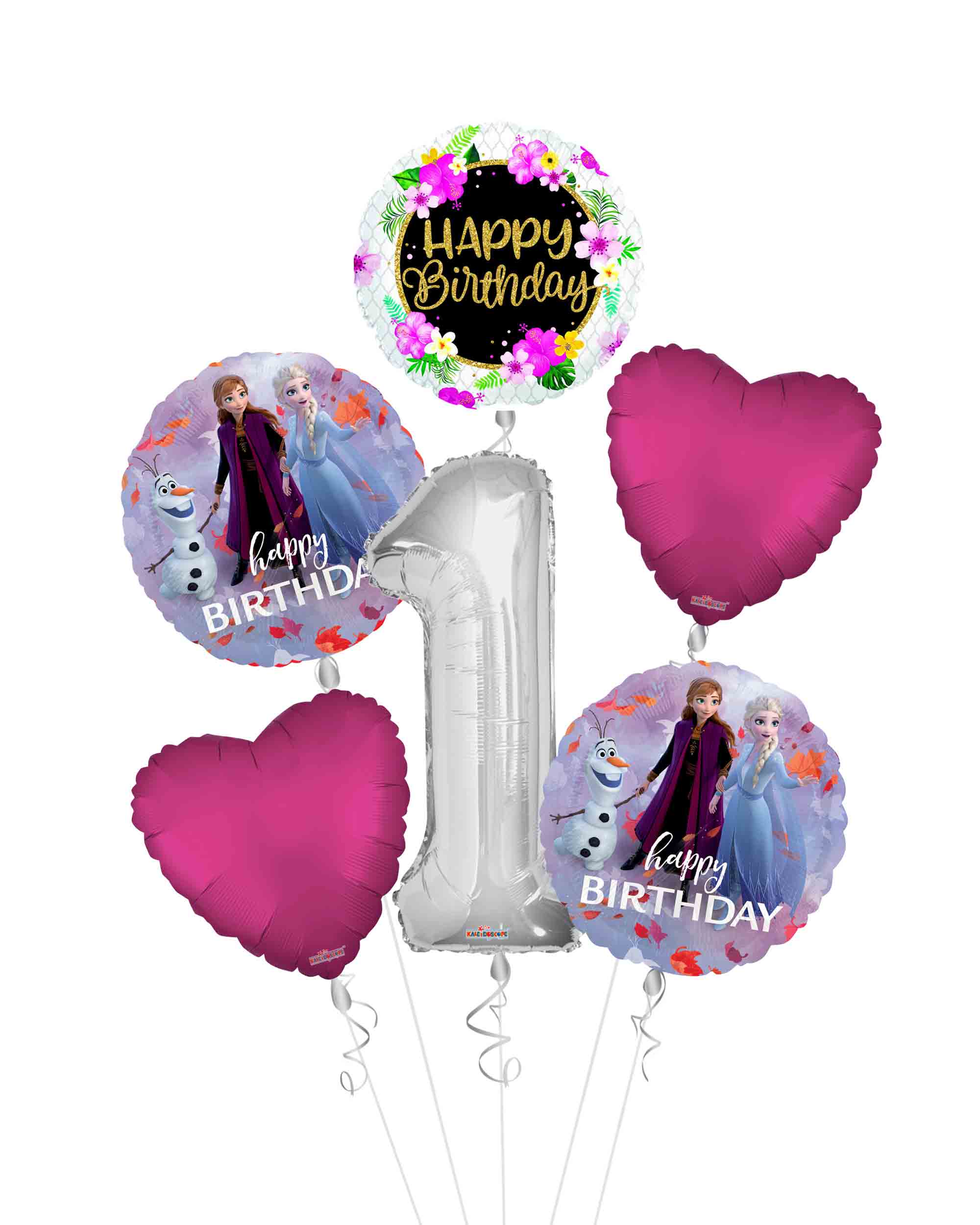A013-J6-S1N1.Jpg Frozen Ii Happy Birthday Balloon Bouquet - 6 Pack For Birthday Celebrations – Viva Party