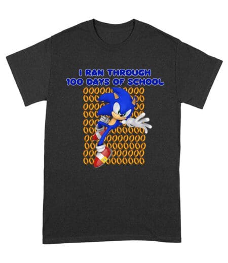 Fast Runner 100 Days of School T-Shirt ? Fun Gamer Outfit for Kids & Teachers Unisex Adult – Viva Party