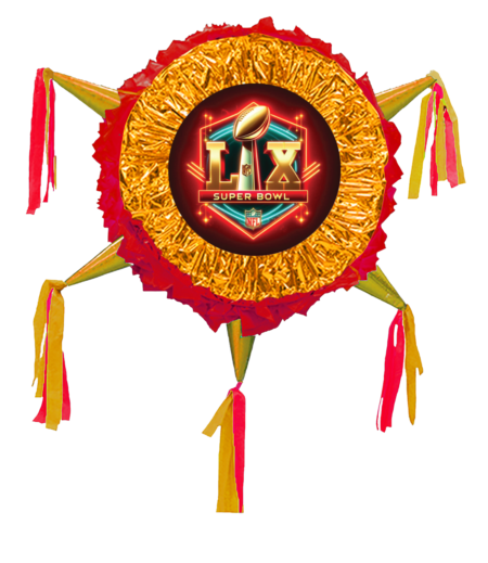 Super Bowl LIX Pinata, 24 Inch
