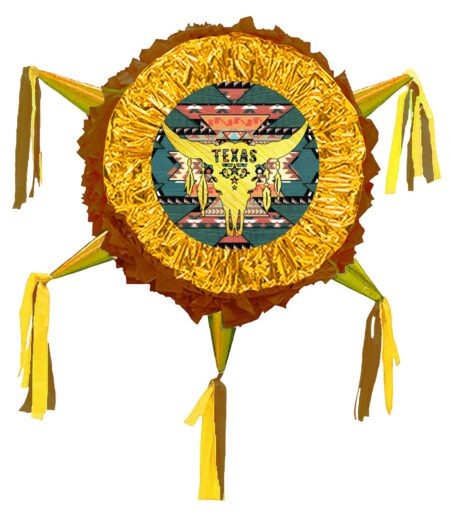Houston Texas Drum Pinata 24 Inch