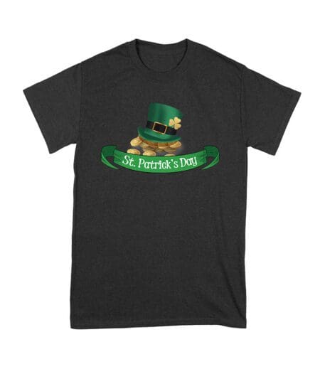 Leprechaun Hat and Gold T-Shirt - Lucky Irish St. Patrick's Day Celebration Tee Unisex Youth – Viva Party