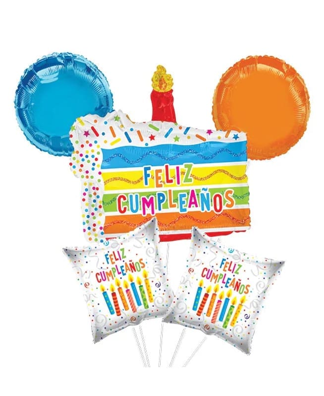 Feliz Cumpleanos Balloon Bouquets