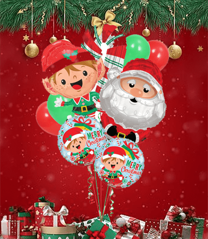 Christmas Balloon Bouquet